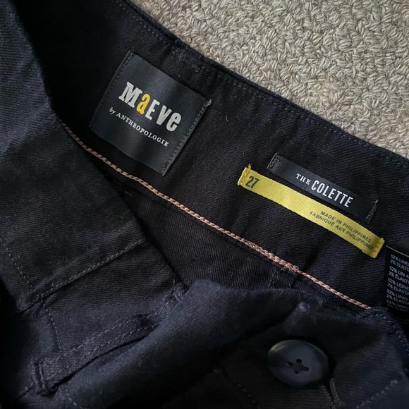 NWOT Anthropologie Colette Cropped Wide-Leg Pants by Maeve: Linen Edition 27 - Picture 8 of 9